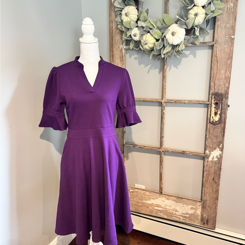 Elegant Purple Women's Dress